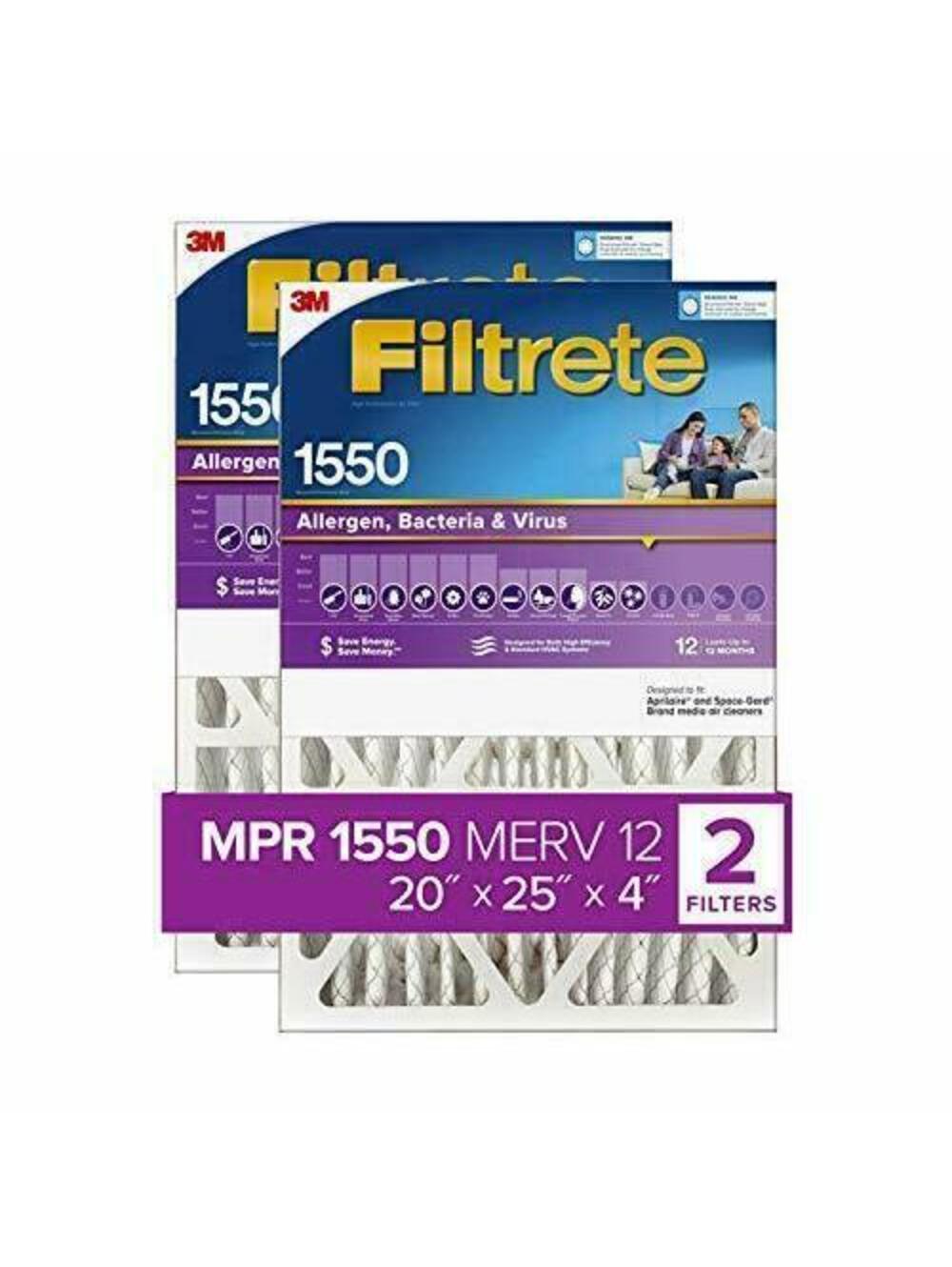 Filtrete NDP03-4IN-2P-2 Ultra Allergen Pleat Filter